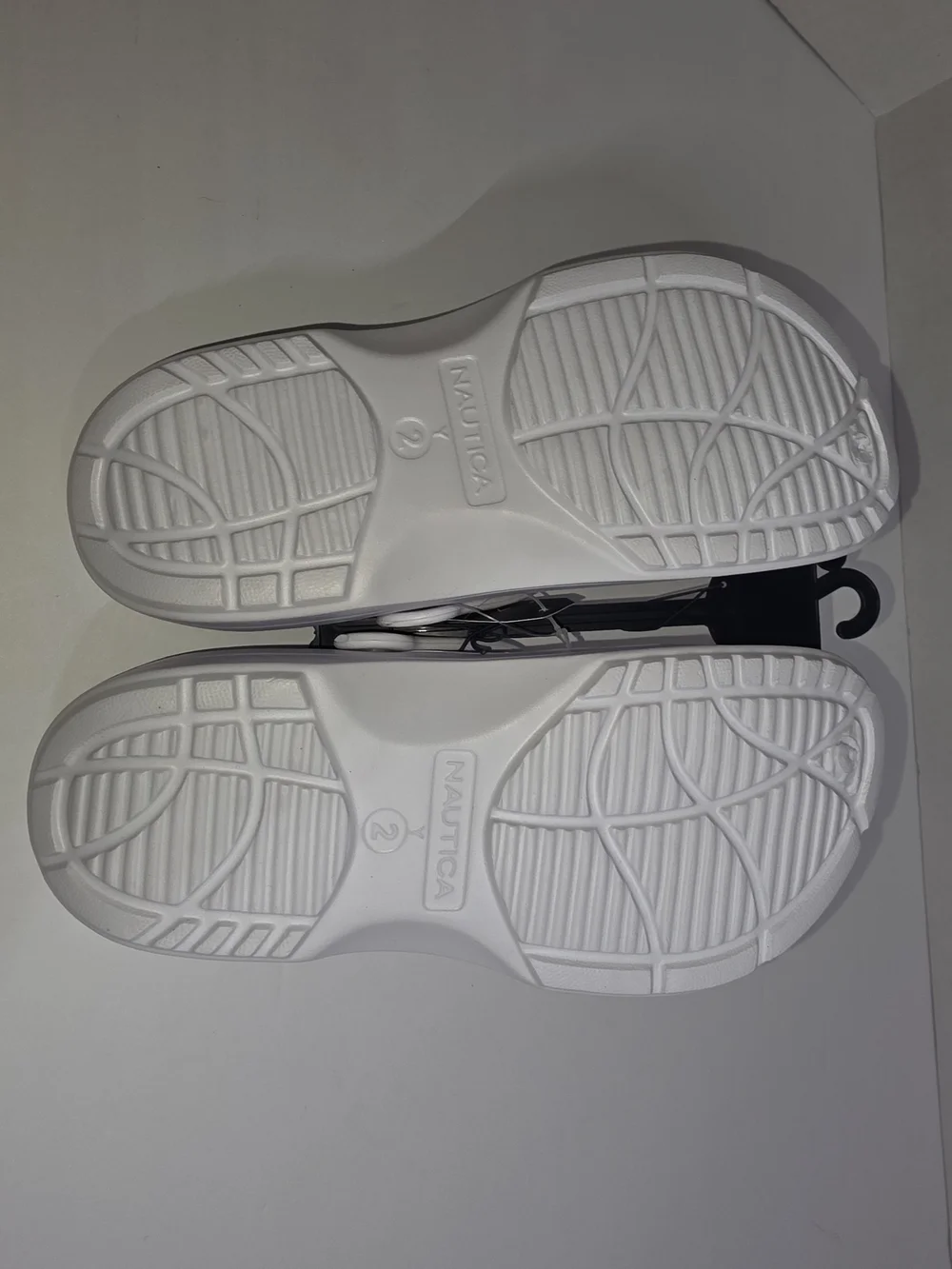 Nautica Kids White Water Clogs with Heel Strap